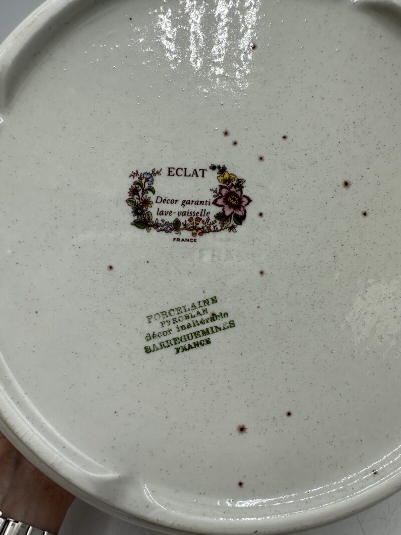 Plat de service ou saladier ECLAT Sarreguemines – Image 6