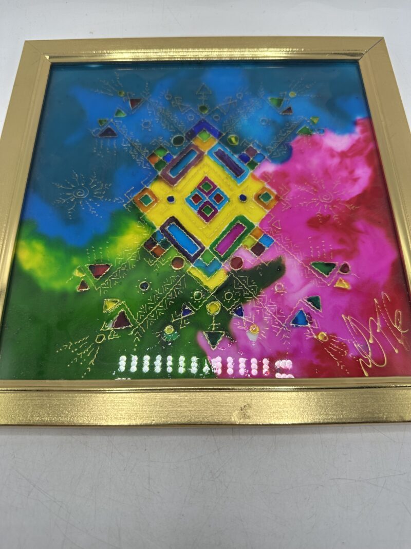 Œuvre originale L'étoile de Kabylie par Nadia Cherrak Ouahioune – Image 3