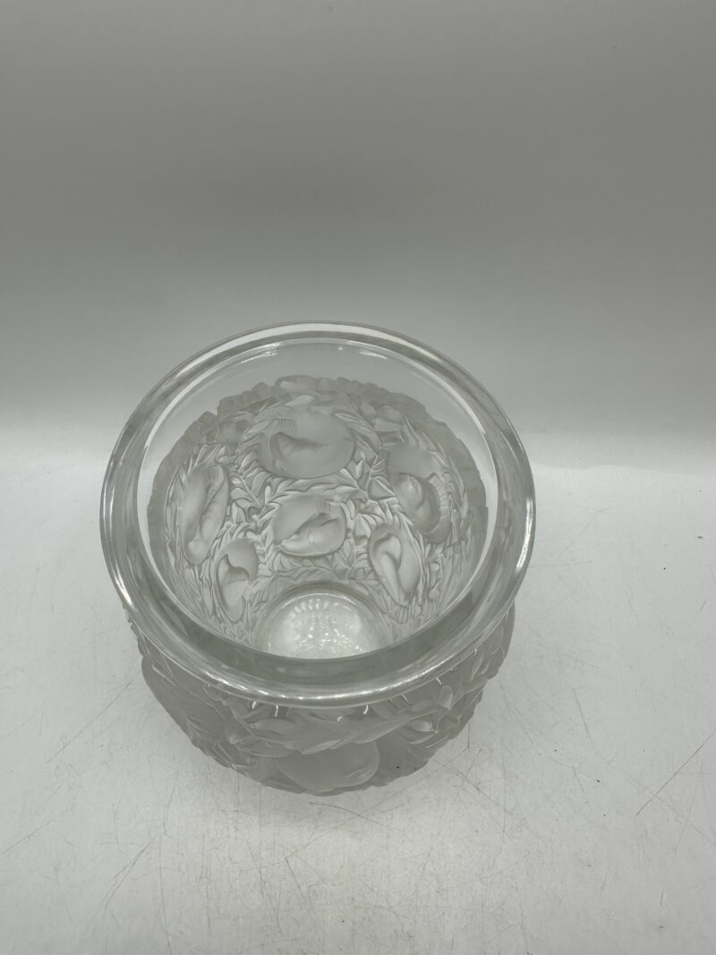 Vase en cristal Lalique modèle Bagatelle – Image 6
