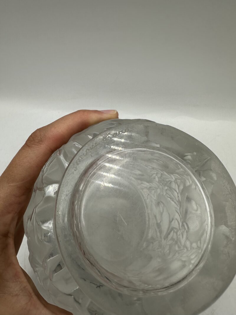 Vase en cristal Lalique modèle Bagatelle – Image 8