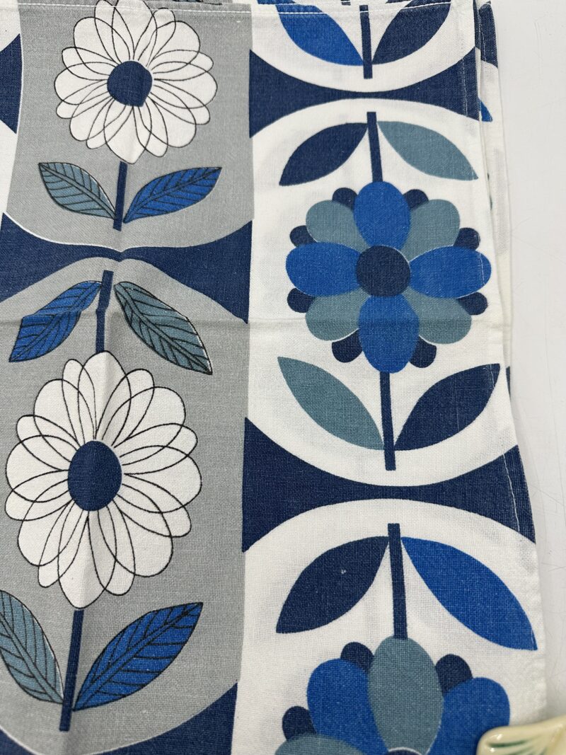 Tissu vintage années 70 motif fleur rétro – Image 5