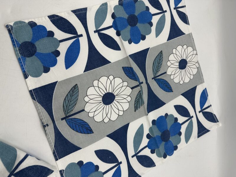 Tissu vintage années 70 motif fleur rétro – Image 7