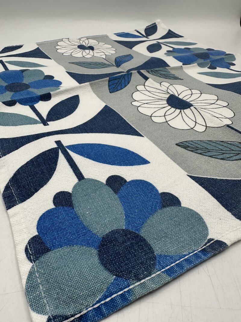 Tissu vintage années 70 motif fleur rétro – Image 8
