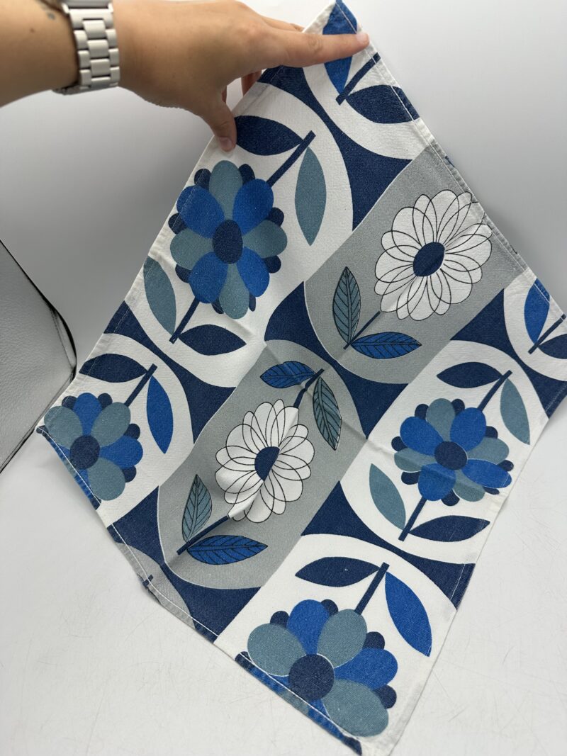 Tissu vintage années 70 motif fleur rétro – Image 12