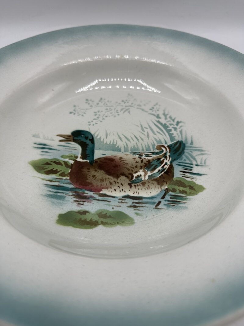 Ancien plat creux Saint Amand canard – Image 4