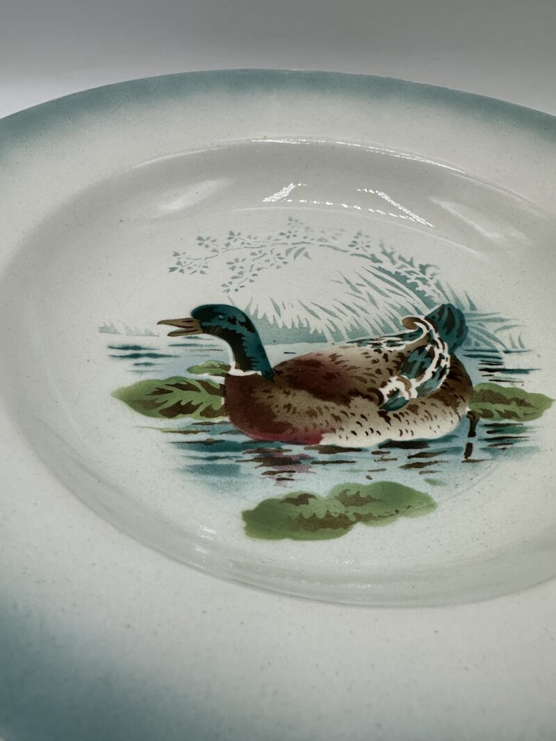 Ancien plat creux Saint Amand canard – Image 10