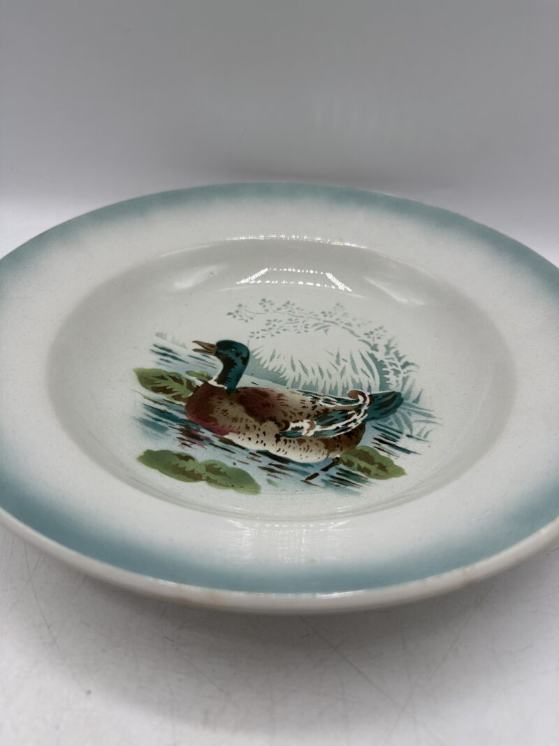 Ancien plat creux Saint Amand canard – Image 11