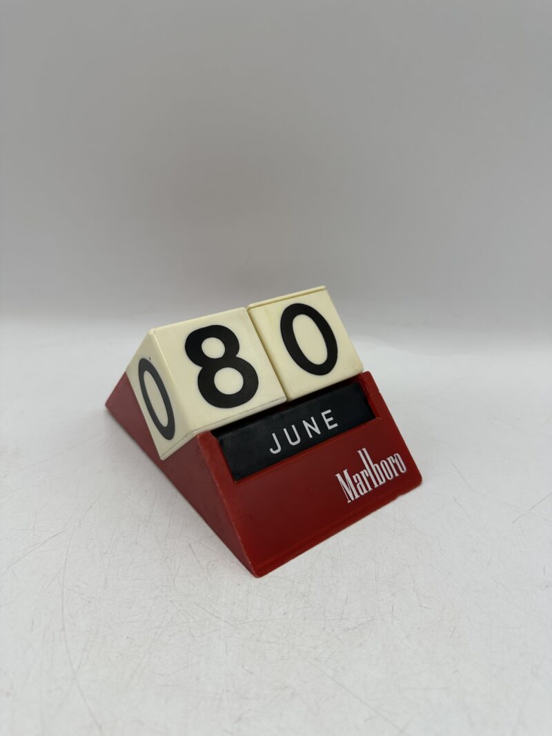 Calendrier perpétuel publicitaire Marlboro vintage – Image 2