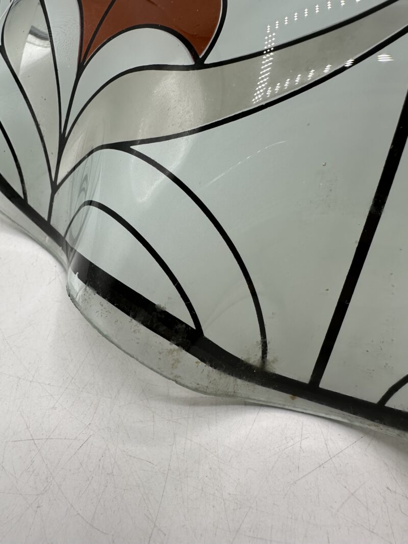 Suspension ancienne en verre design typique des années 50/60 – Image 8