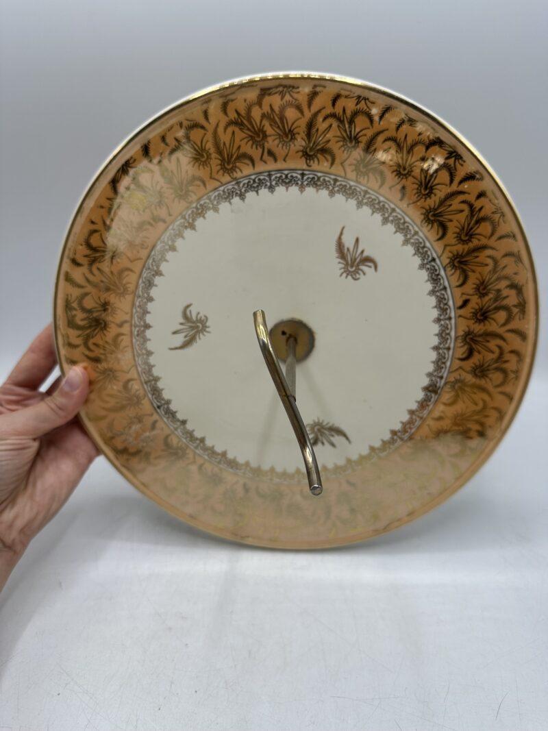 Serviteur à gâteaux ou fromage Sarreguemines vintage – Image 6