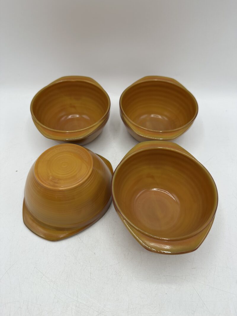 Ensemble de 4 bols Arcopal marron orange – Image 6