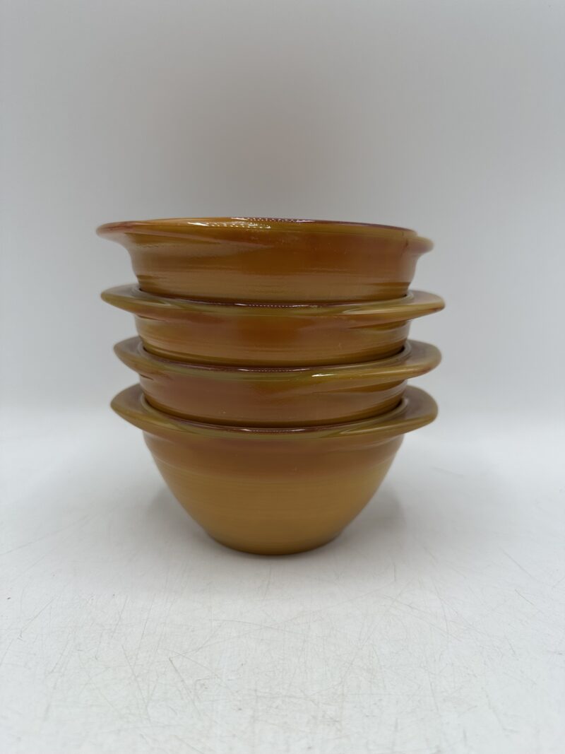 Ensemble de 4 bols Arcopal marron orange – Image 8