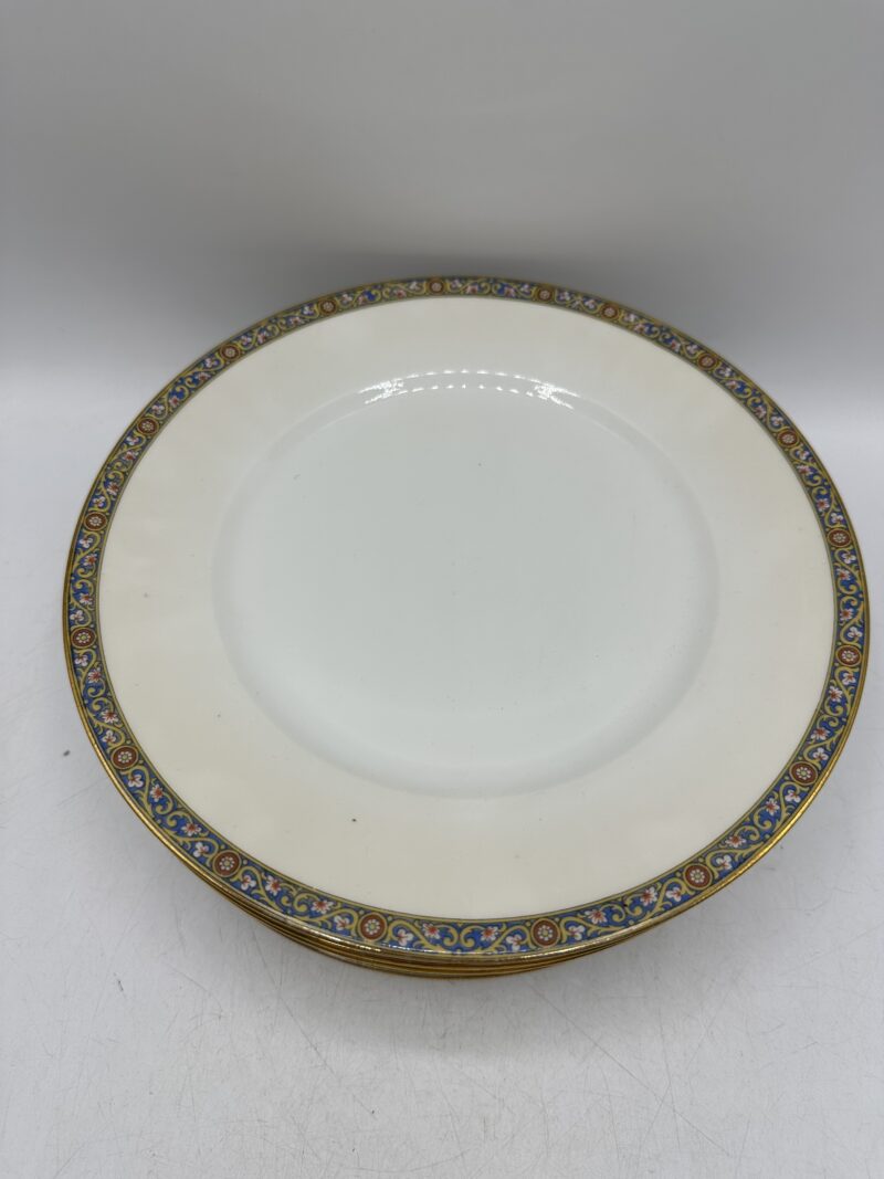 Lot de 8 assiettes Vignaud porcelaine de Limoges – Image 3