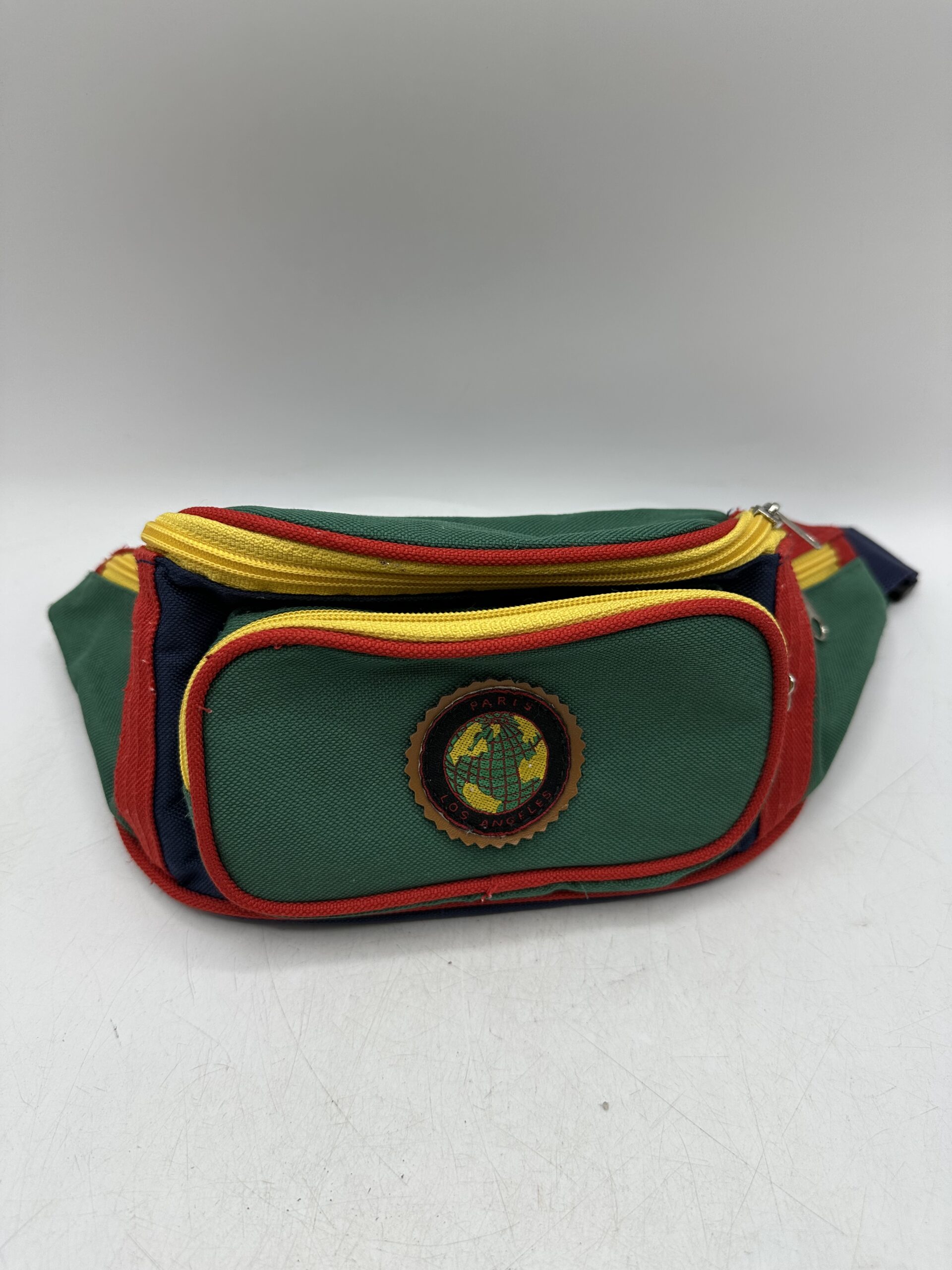 Petite sacoche banane vintage multicolore années 80-90 – Image 2