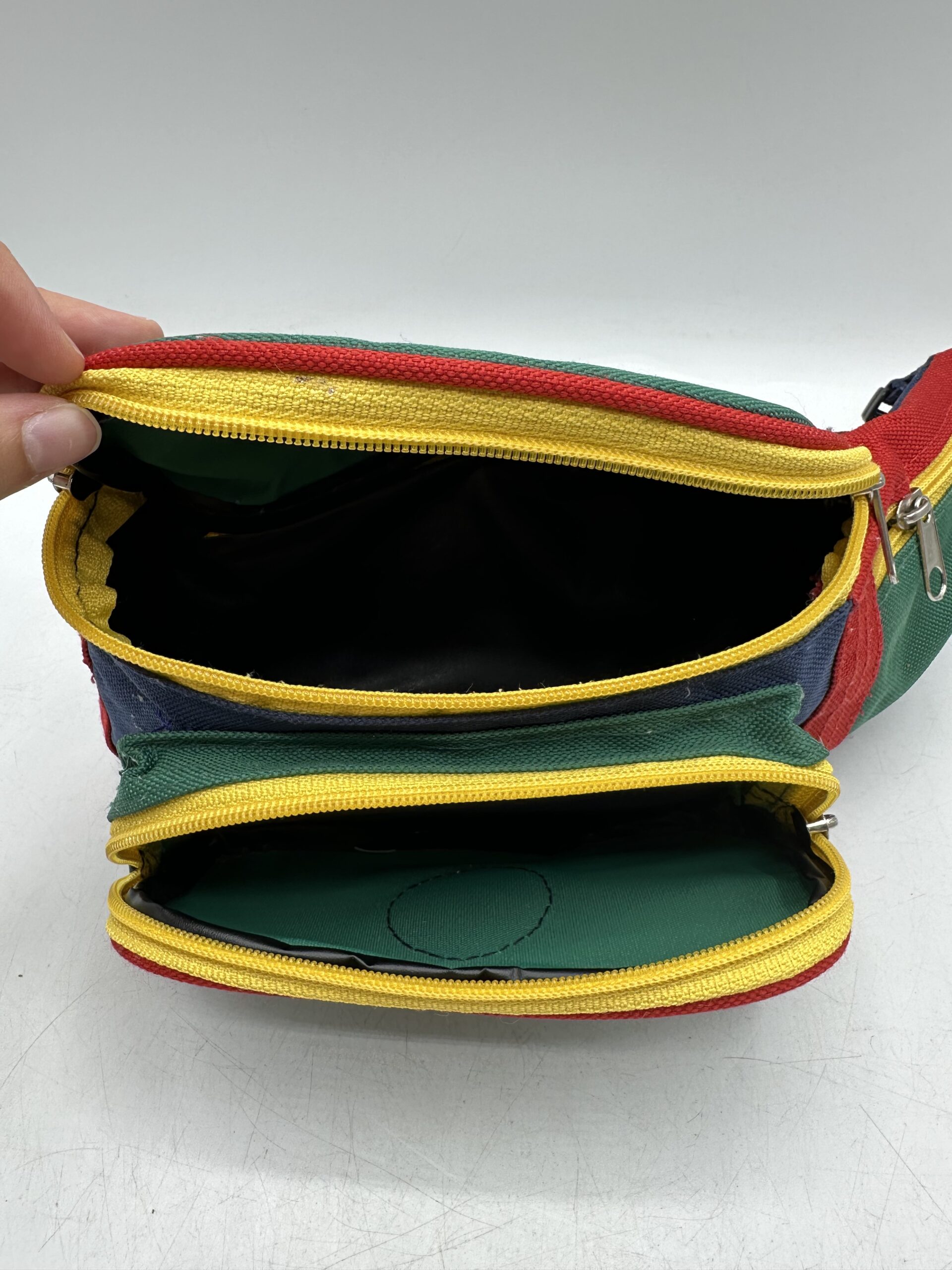 Petite sacoche banane vintage multicolore années 80-90 – Image 6