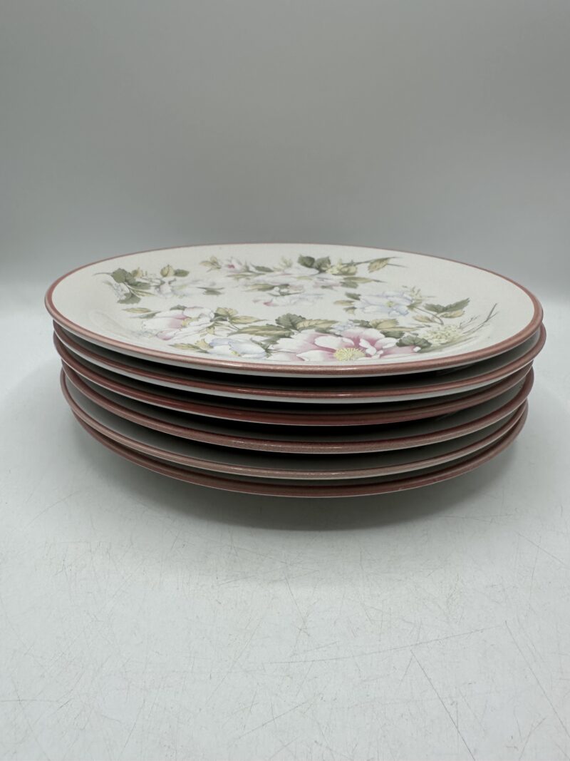 Lot 6 assiettes anciennes Millefleurs Japon – Image 3