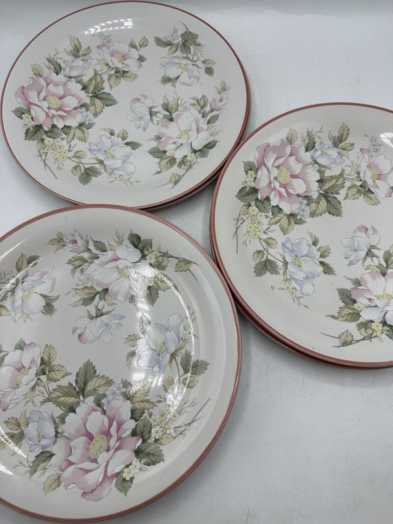 Lot 6 assiettes anciennes Millefleurs Japon – Image 9