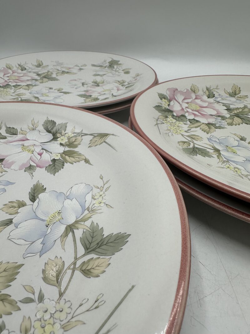 Lot 6 assiettes anciennes Millefleurs Japon – Image 10
