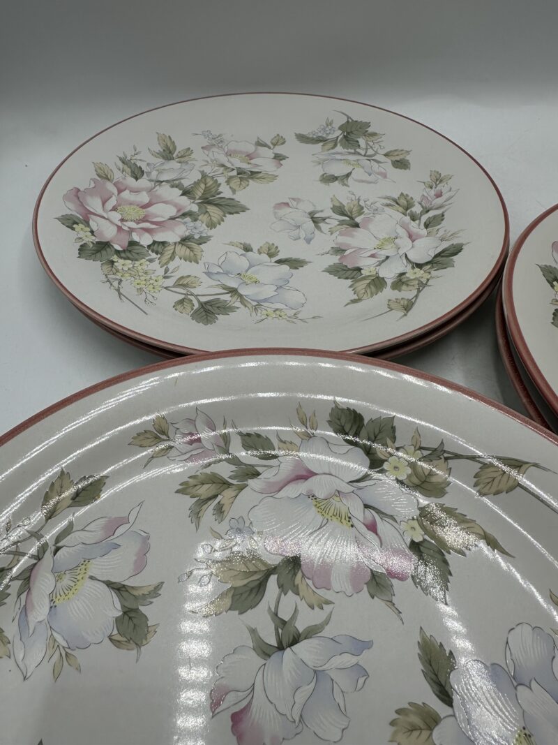 Lot 6 assiettes anciennes Millefleurs Japon – Image 11
