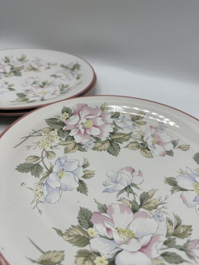 Lot 6 assiettes anciennes Millefleurs Japon – Image 12