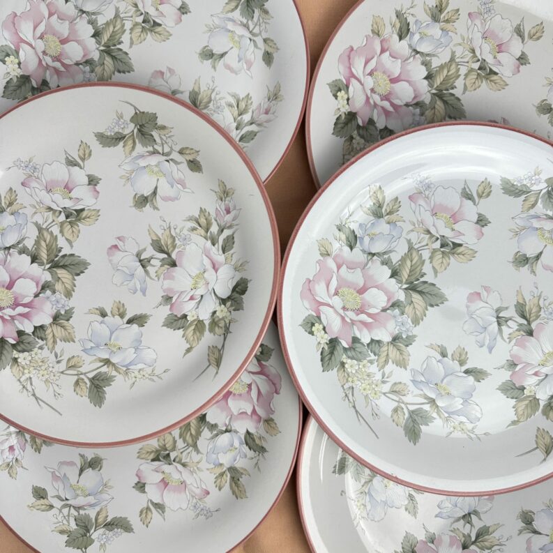 Lot 6 assiettes anciennes Millefleurs Japon