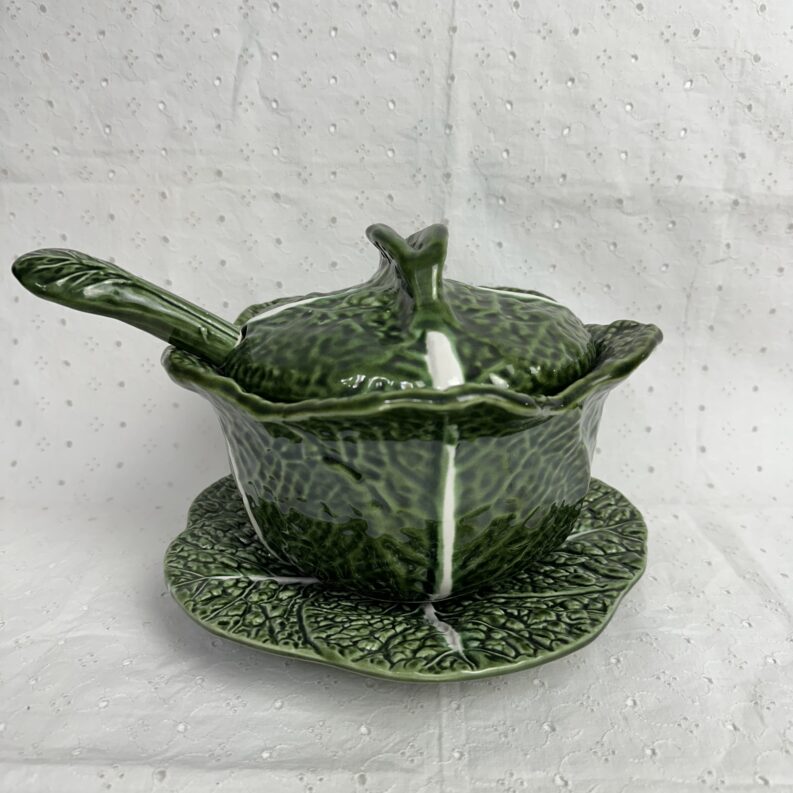 Soupière barbotine chou