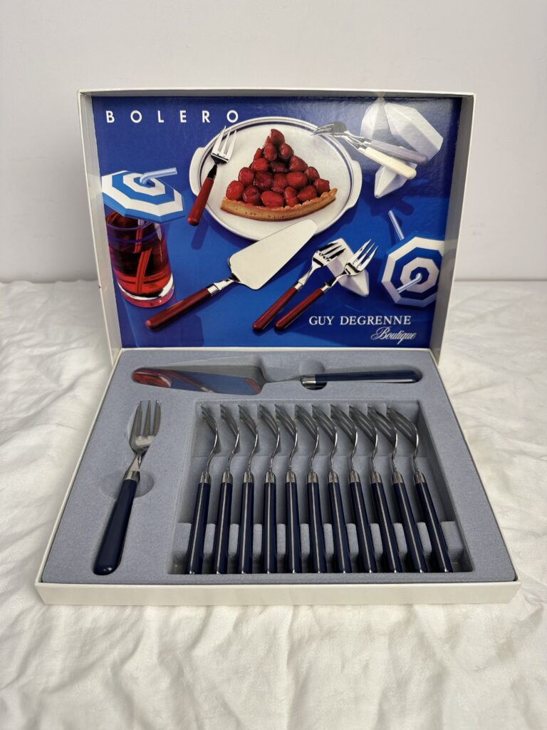 12 Fourchettes à Dessert Guy Degrenne 18/10 - Vintage Dans Boîte - Service Complet