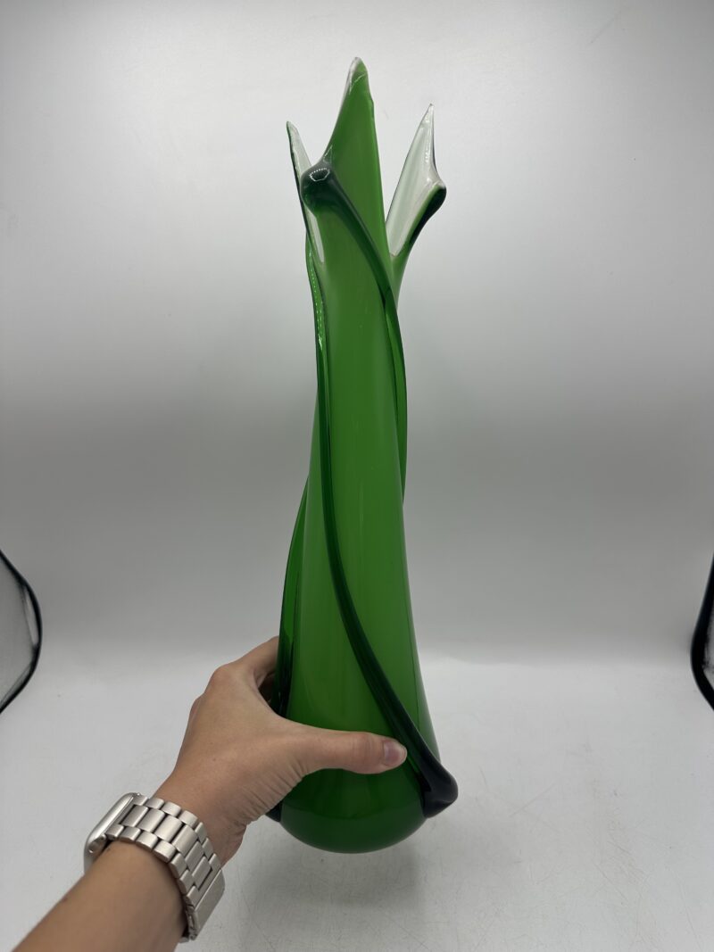 Vase en verre style Murano – Image 8