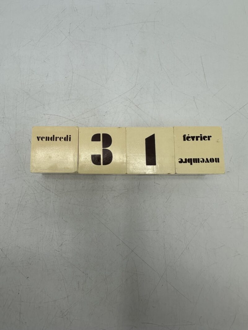 Calendrier perpétuel vintage années 70 – Image 14