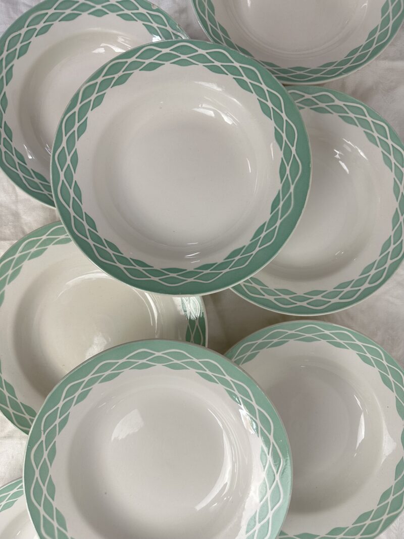 8 assiettes creuses Lola Digoin