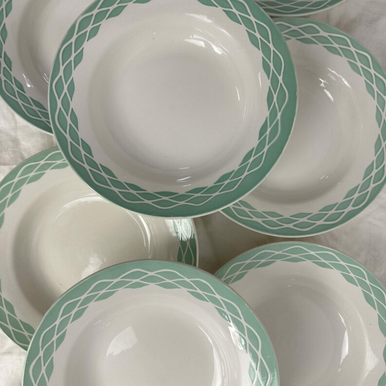 8 assiettes creuses Lola Digoin