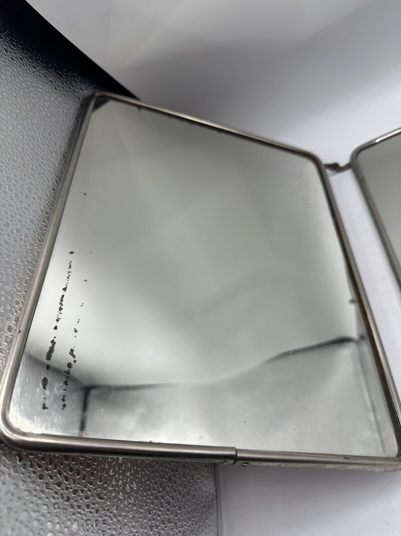 Miroir ancien triptyque vintage – Image 9