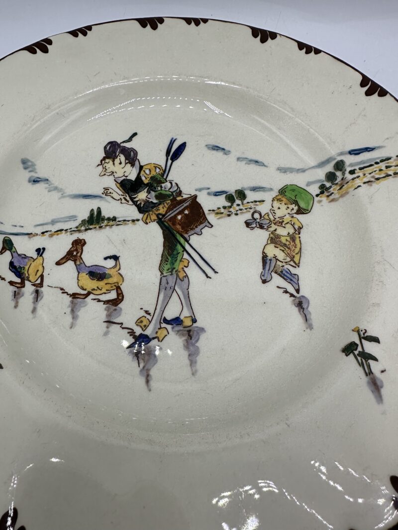 Assiettes polychrome Creil et Montereau – Image 8