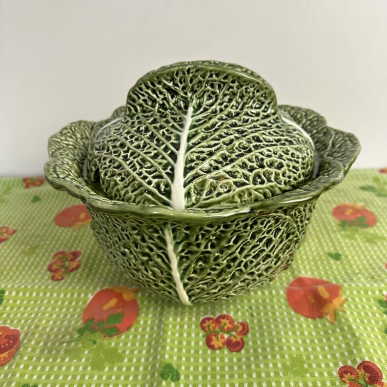 soupière vintage en forme de chou