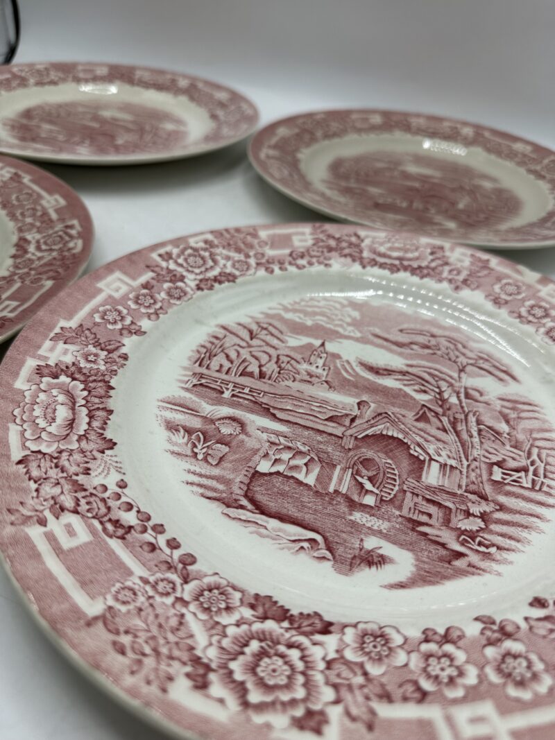 4 assiettes anciennes Barratts – Image 9