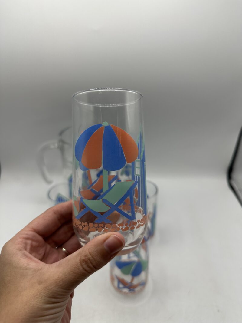 Service carafe et verres plage – Image 3