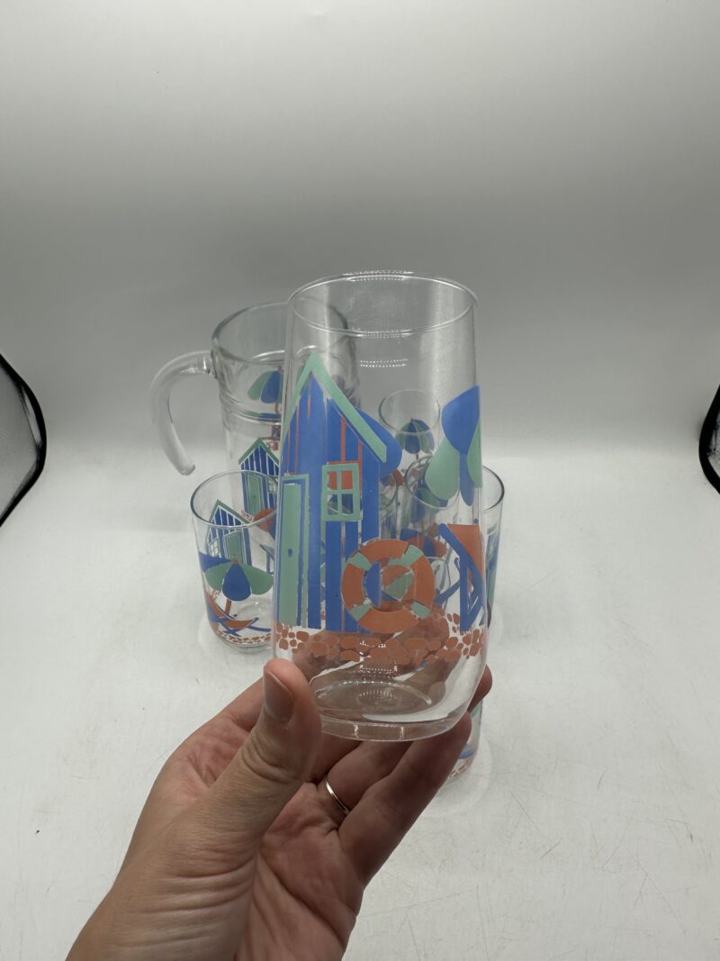 Service carafe et verres plage – Image 4