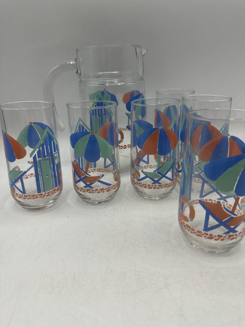 Service carafe et verres plage – Image 5