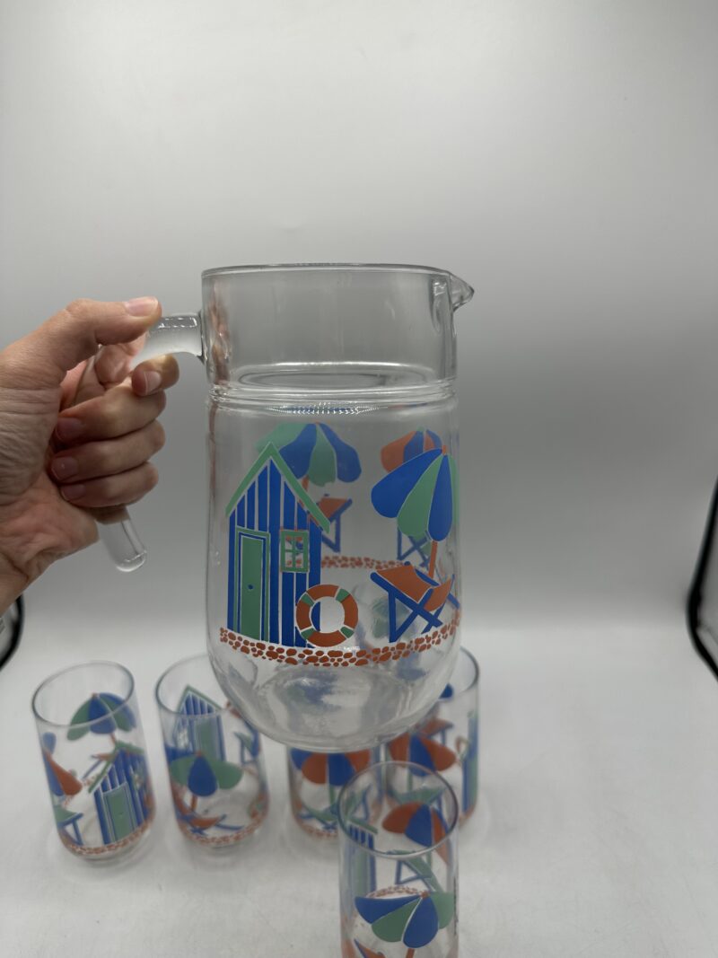 Service carafe et verres plage – Image 6