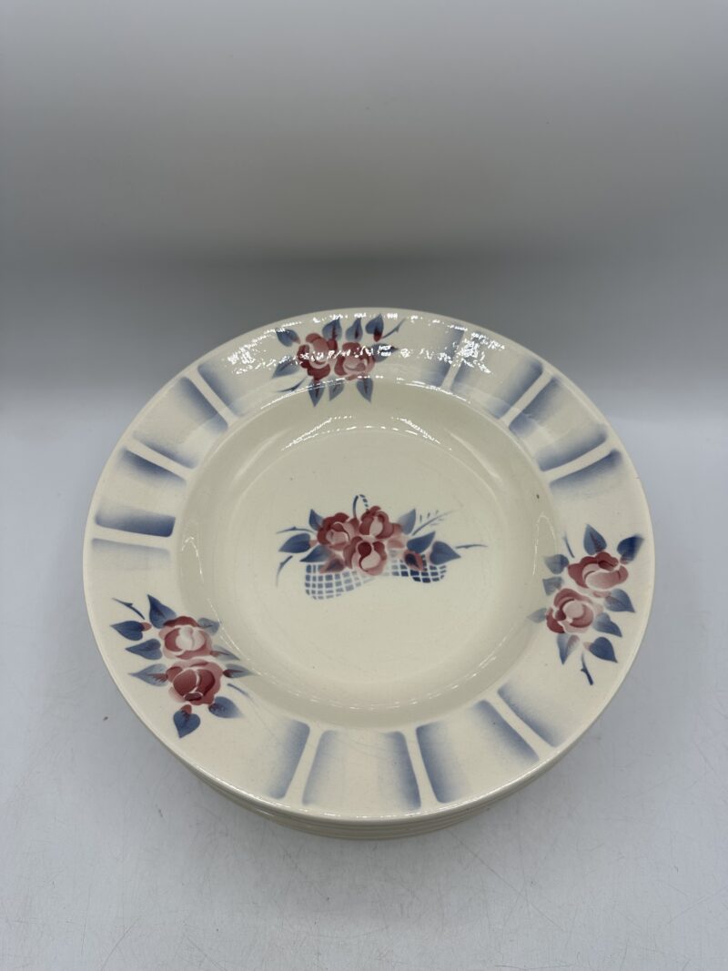 Assiettes creuses faïencerie de Longchamp – Image 3