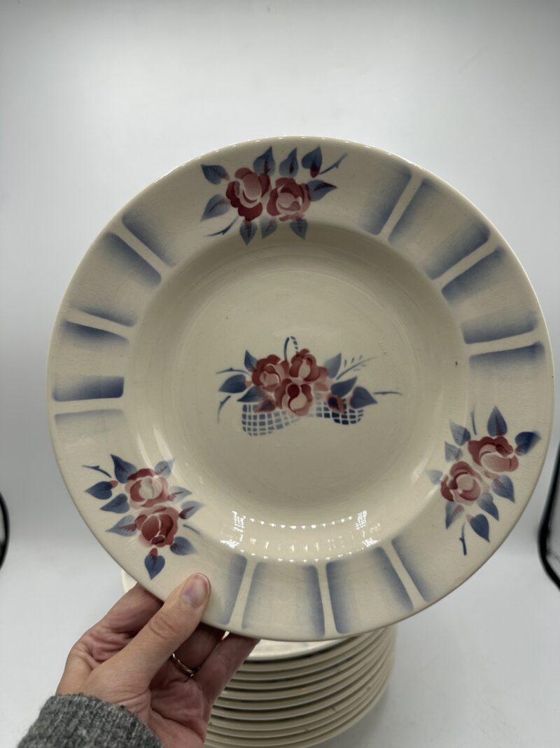 Assiettes creuses faïencerie de Longchamp – Image 4