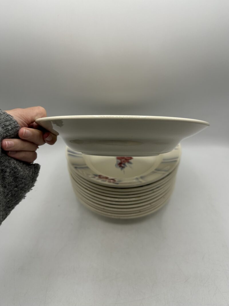 Assiettes creuses faïencerie de Longchamp – Image 5