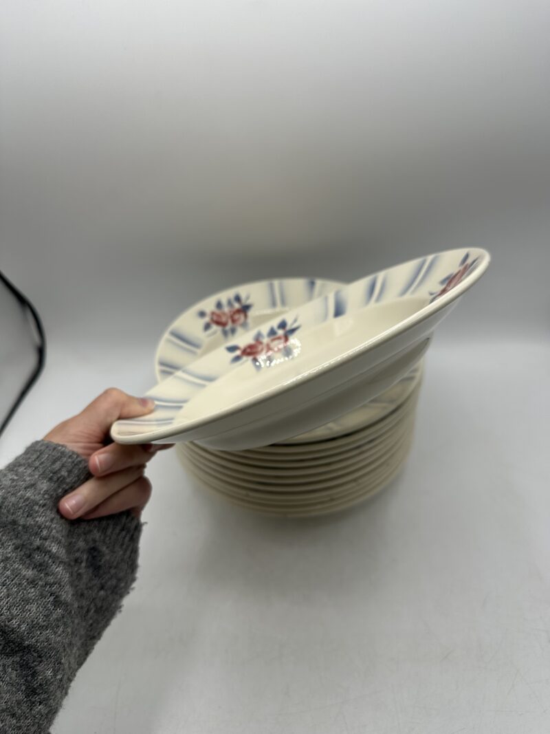 Assiettes creuses faïencerie de Longchamp – Image 6