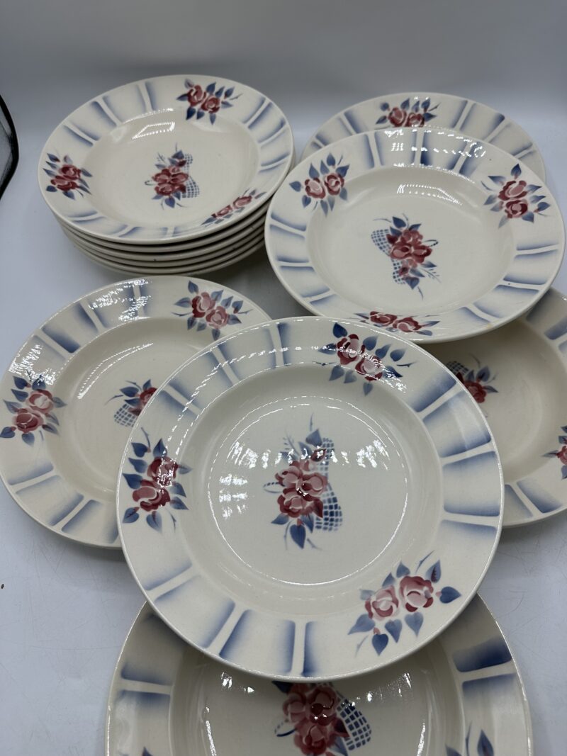 Assiettes creuses faïencerie de Longchamp – Image 9