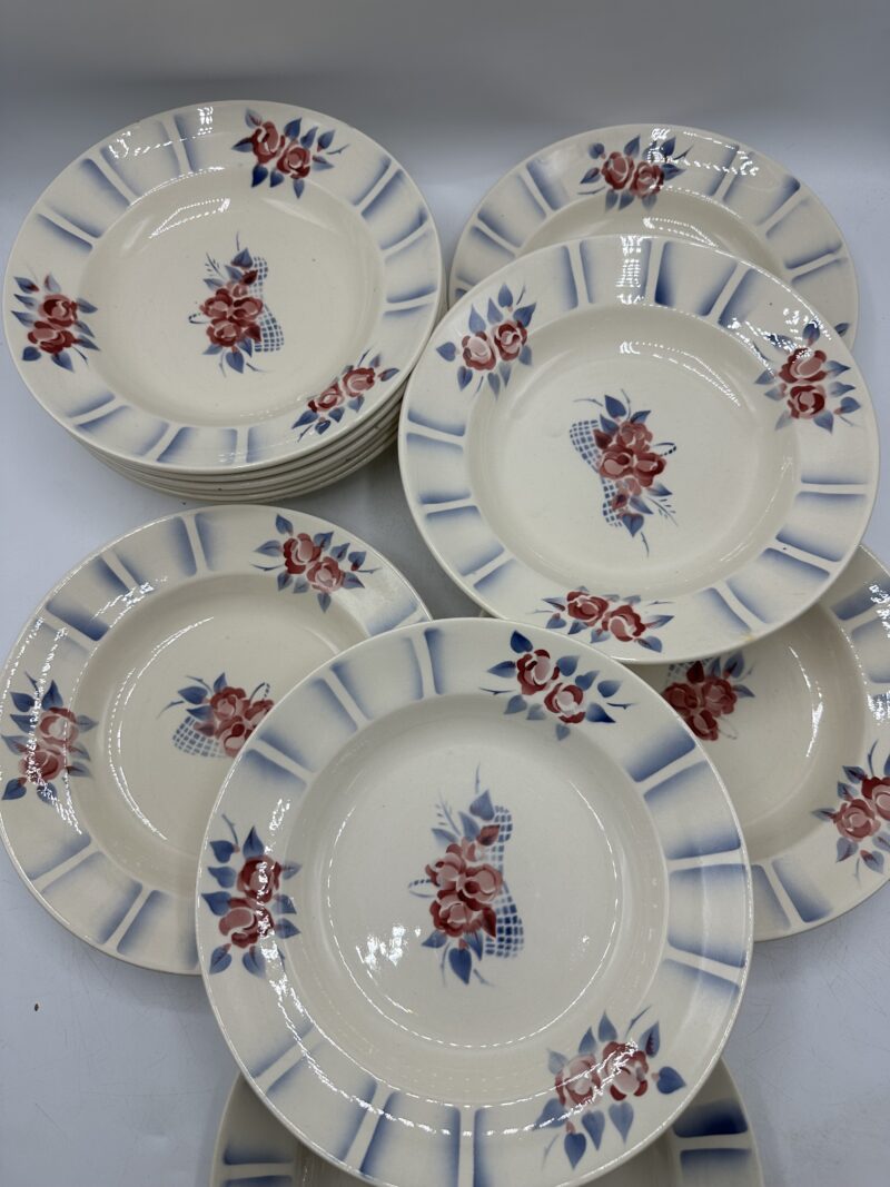 Assiettes creuses faïencerie de Longchamp – Image 10