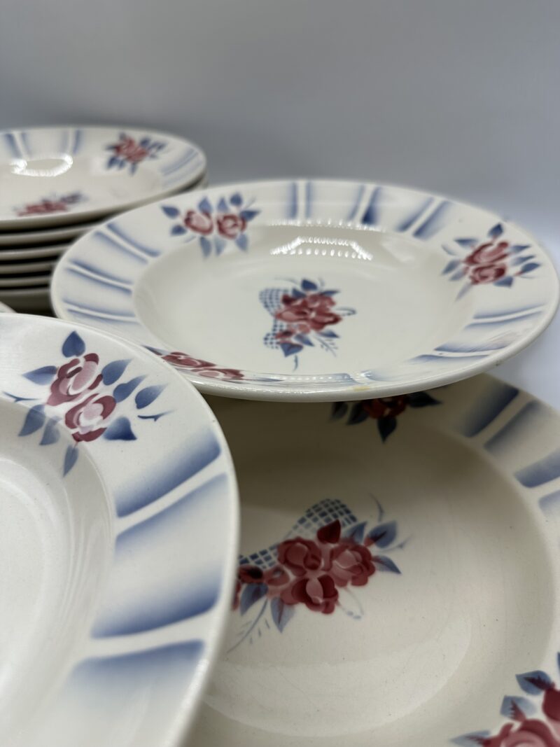 Assiettes creuses faïencerie de Longchamp – Image 13