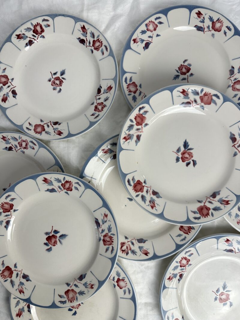 Assiettes Ninette Digoin Sarreguemines