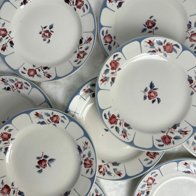 Assiettes Ninette Digoin Sarreguemines