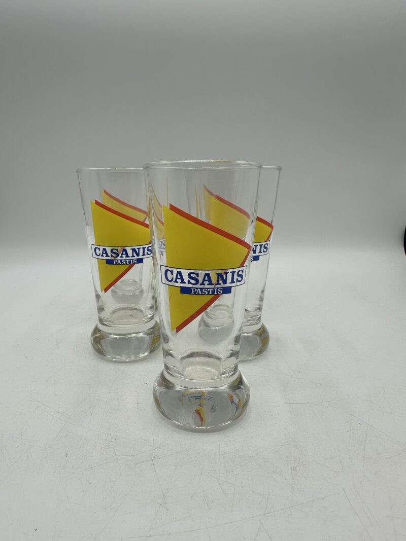 5 verres vintage Casanis – Image 2