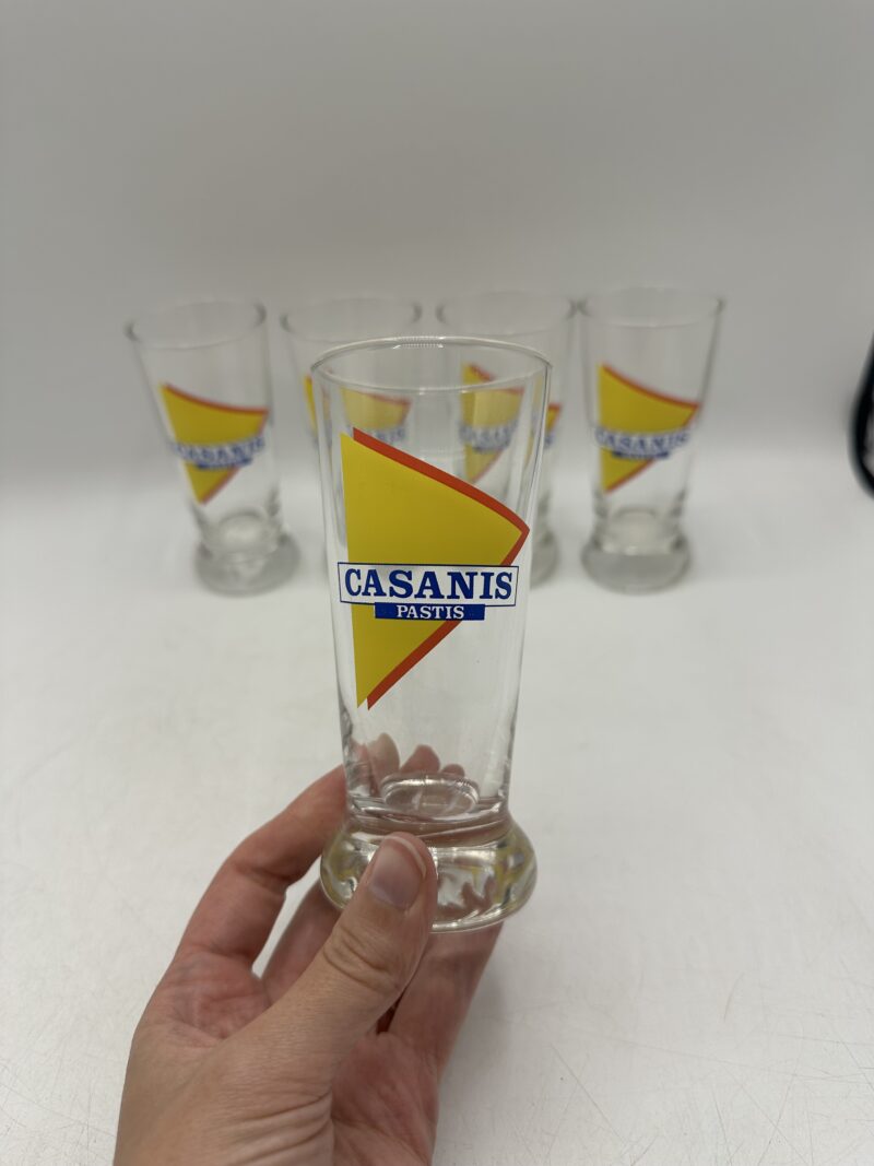 5 verres vintage Casanis – Image 4
